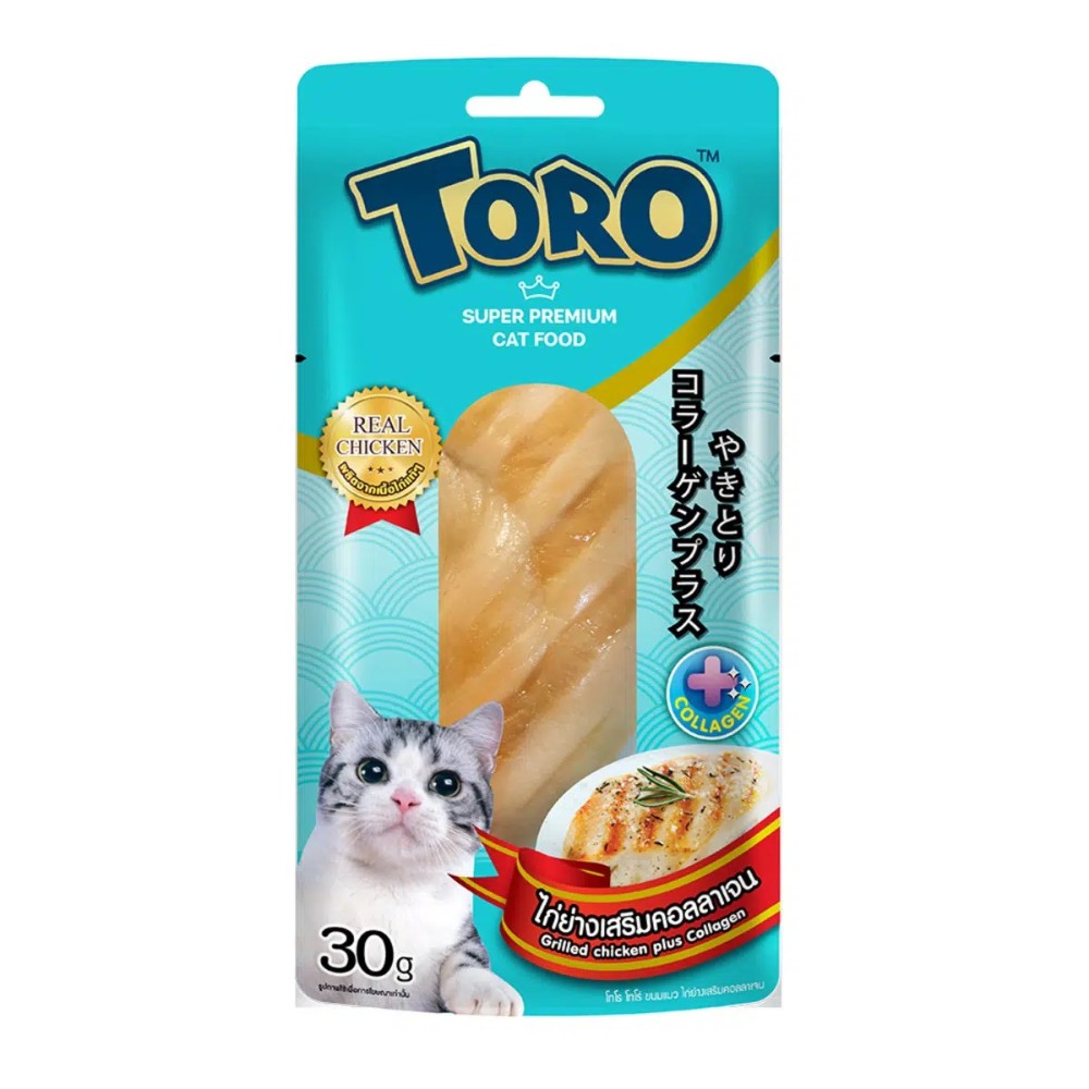 Toro Grilled Chicken Fillet + Collagen Cat Treats 30g image 2
