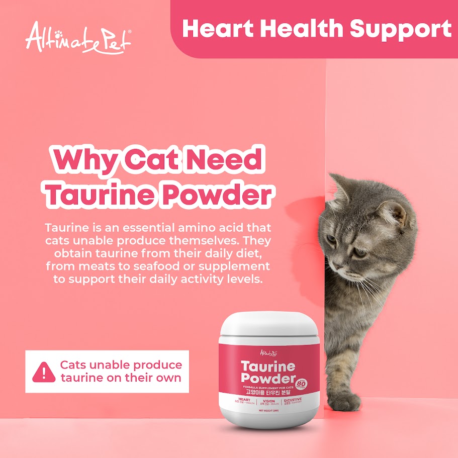 Altimate Pet Taurine Powder Supplement For Cats Over 80 Servings (200g) (EXP: 01 Nov 2027) image 2