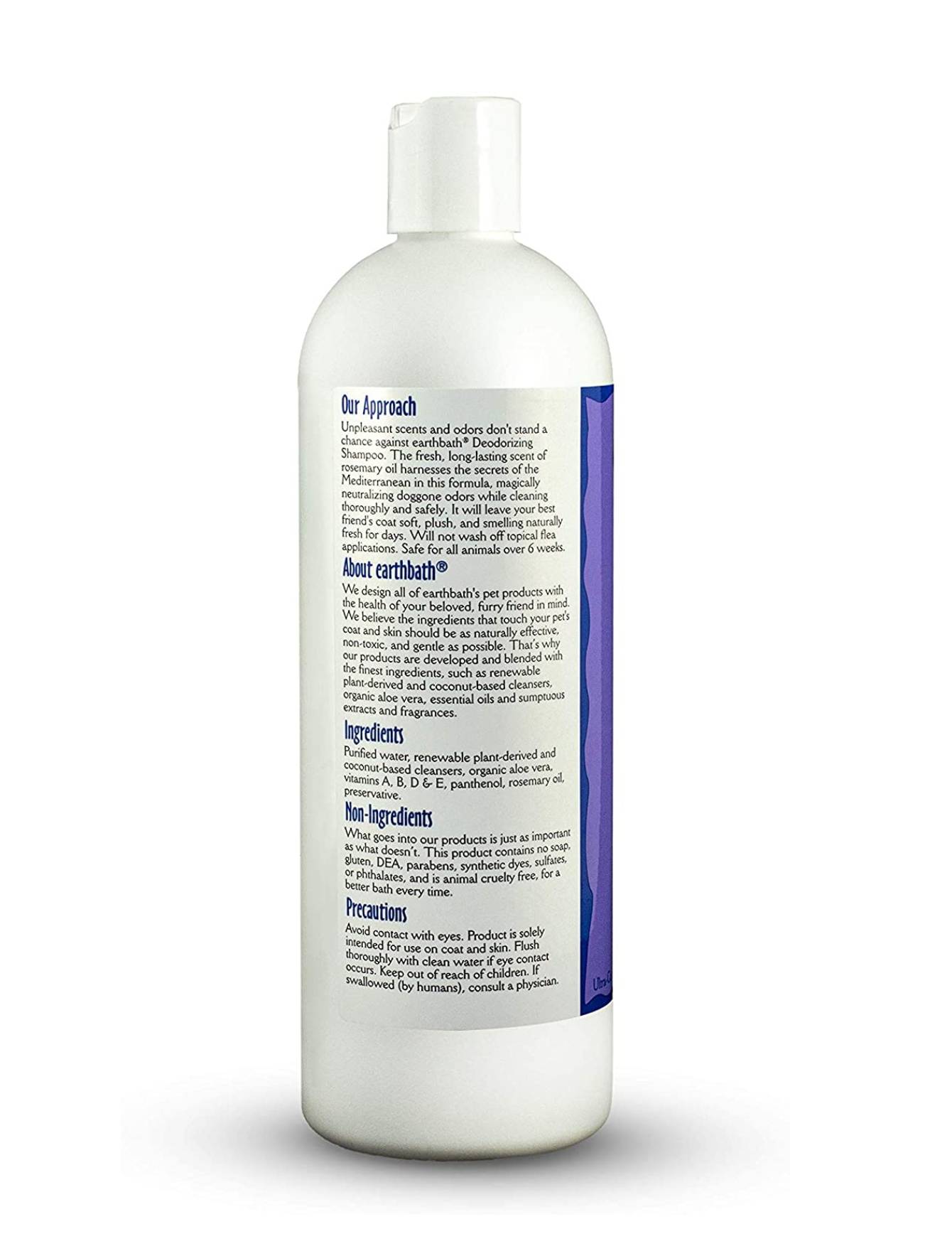 Earthbath 1 gallon Deodorizing Mediterranean Magic Pet Shampoo (3.8ltr) image 2