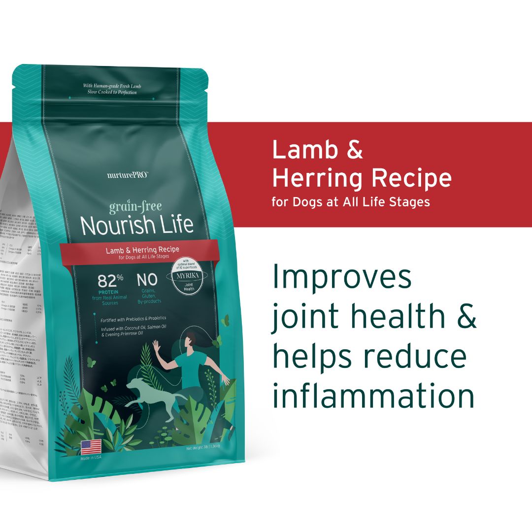 Nurture Pro Dog Nourish Life Grain Free 9.08kg Lamb & Herring Dry Dog Food image 3