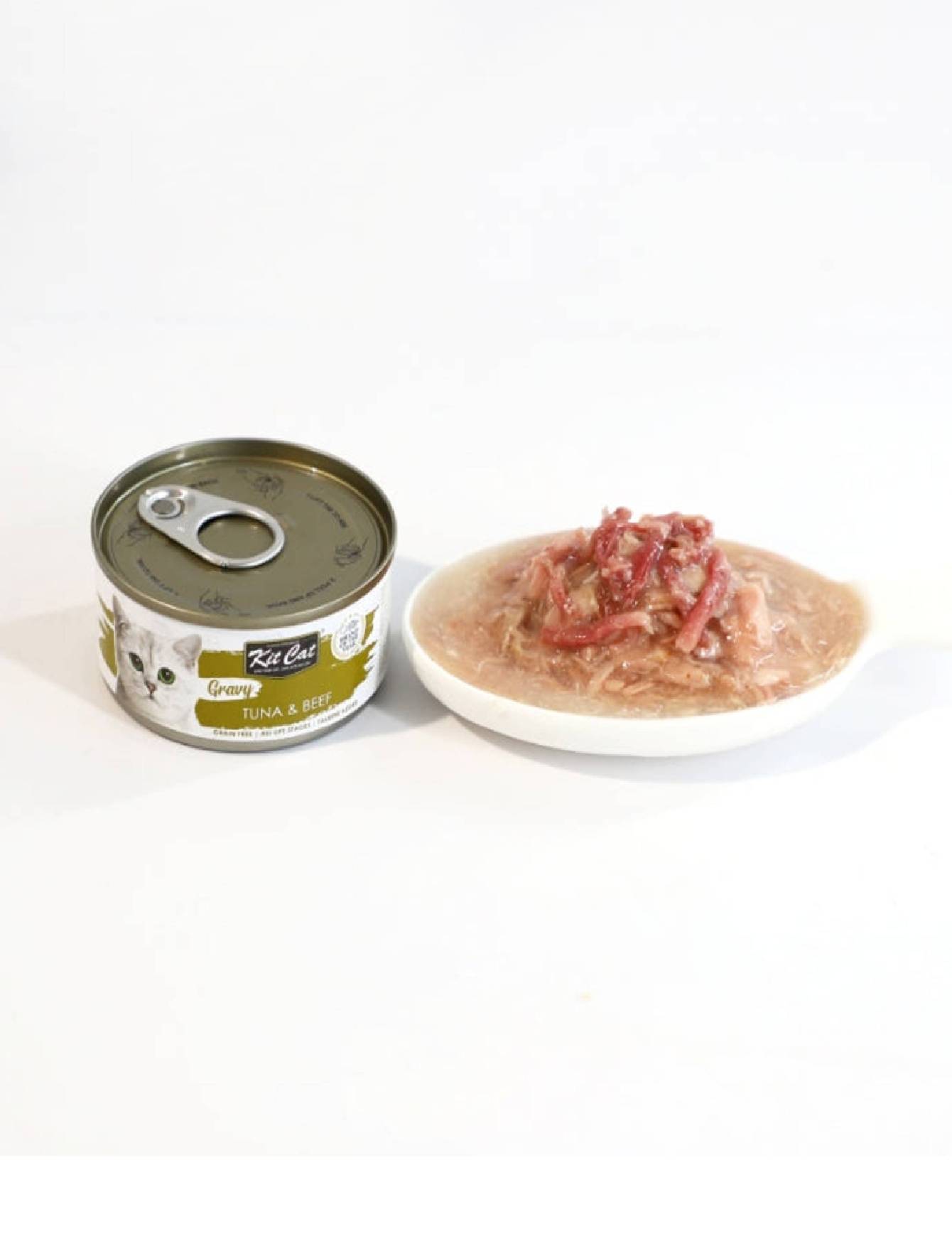 Kit Cat 70g Gravy Canned Tuna & Beef Wet Cat Food (EXP: 06 Nov 2027) image 5