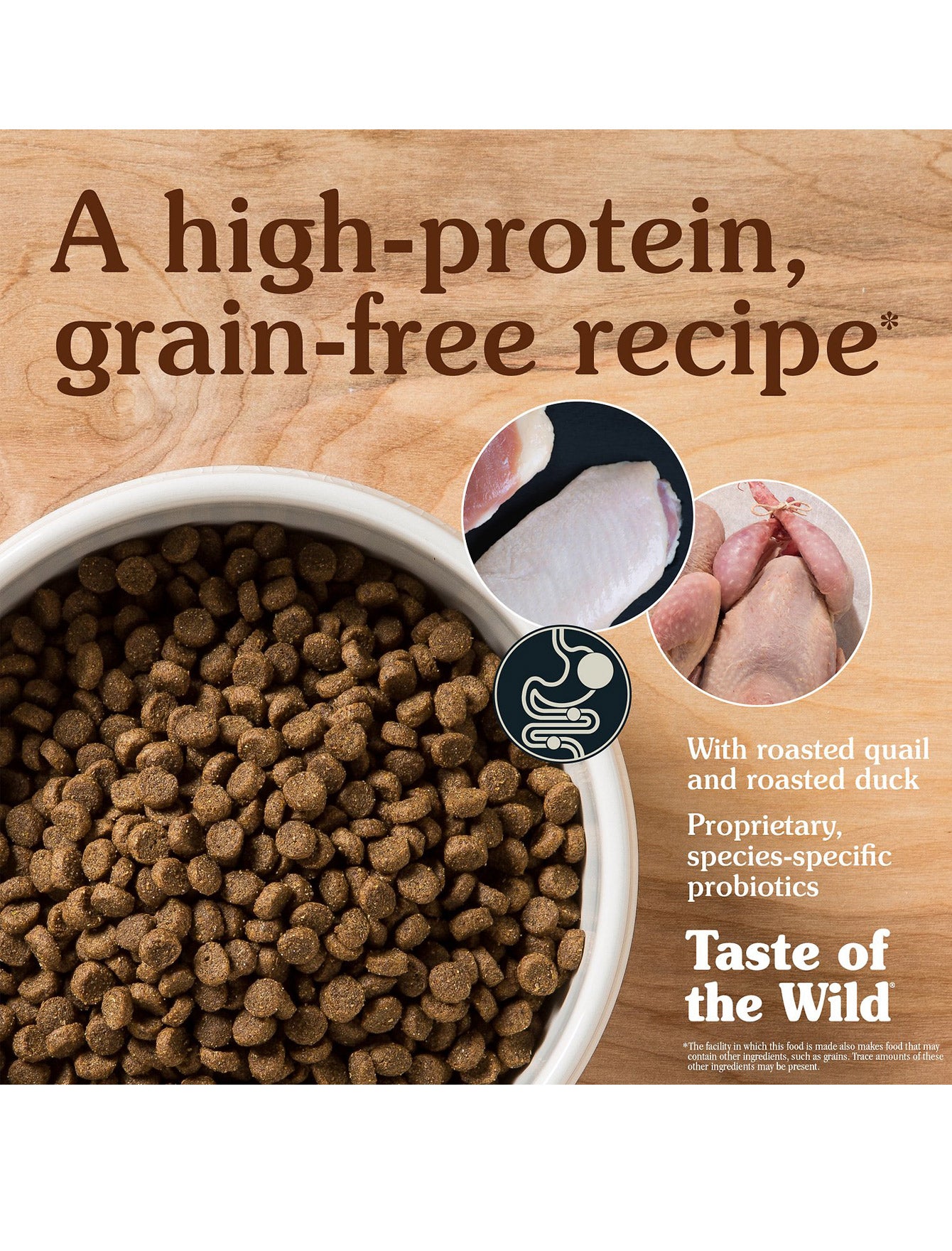 Taste of the Wild Cat 2kg Lowland Creek Roasted Quail & Roasted Duck Dry Cat Food (EXP: 25 Sep 2026) image 4