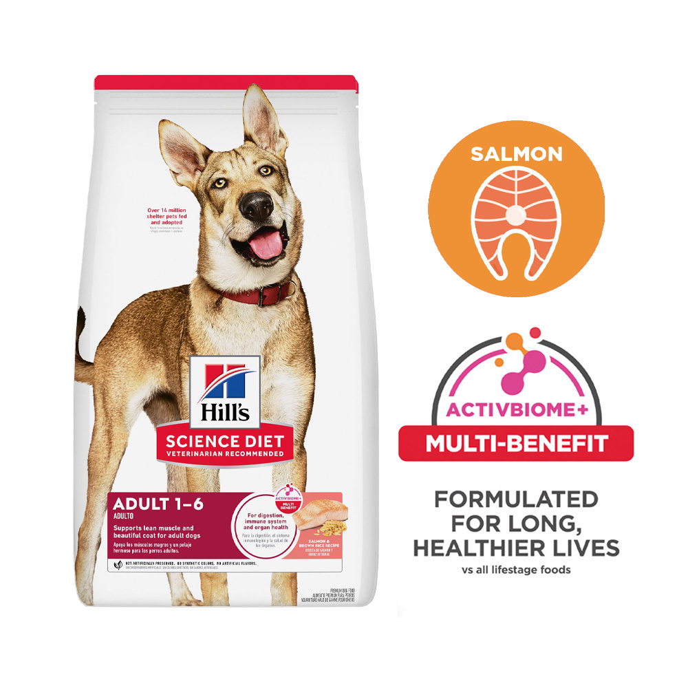 Hill's Science Diet Canine Adult Salmon & Brown Rice Recipe 2kg Dry Dog Food image 8