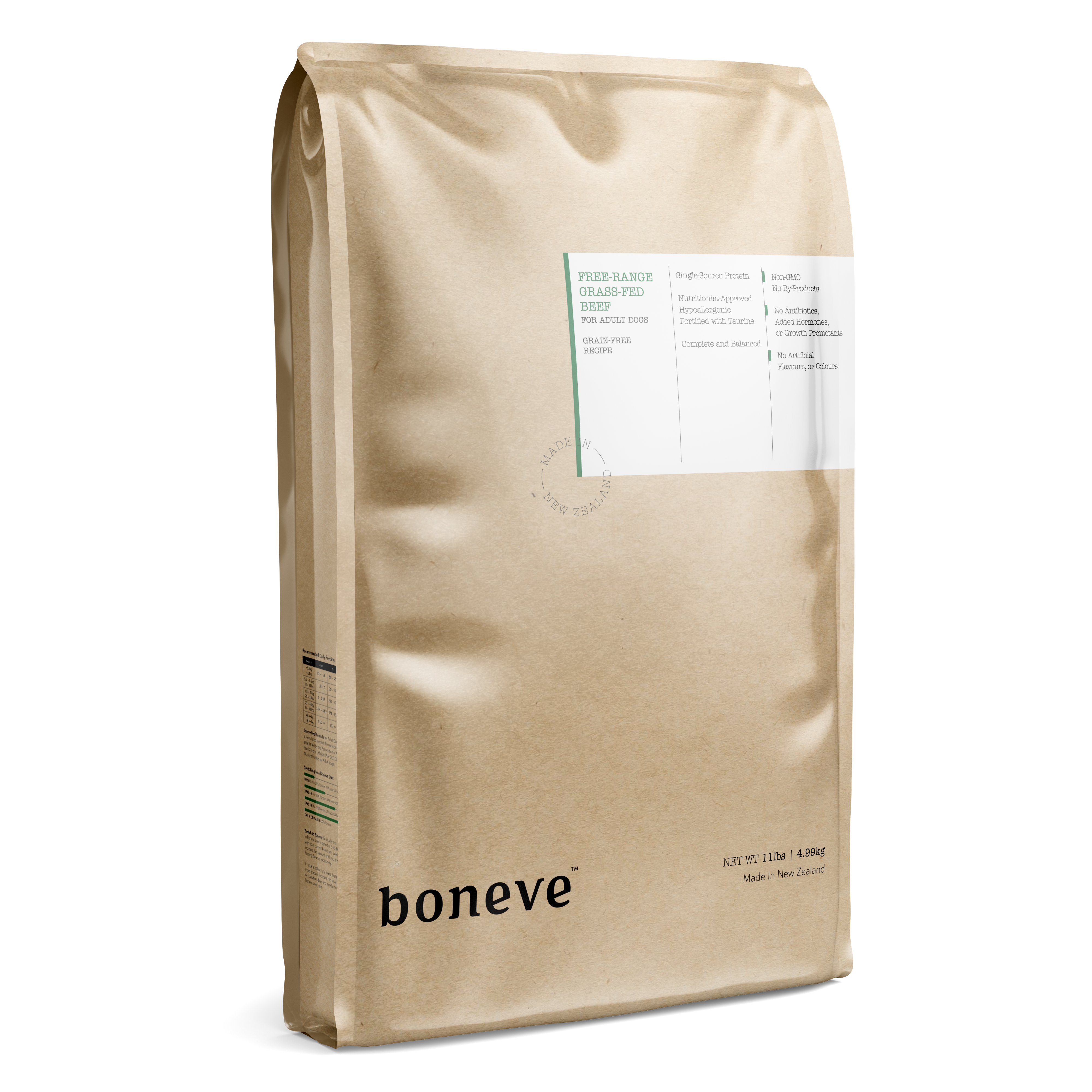 Boneve Earthmade Dog Free Range Grass-Fed Beef Grain Free Dry Dog Food image 4