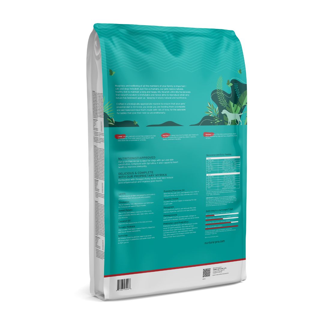 Nurture Pro Dog Nourish Life Grain Free 9.08kg Lamb & Herring Dry Dog Food image 2