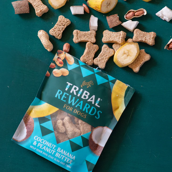 Tribal Rewards Coconut, Banana & Peanut Butter 125g Dog Treats  image 2