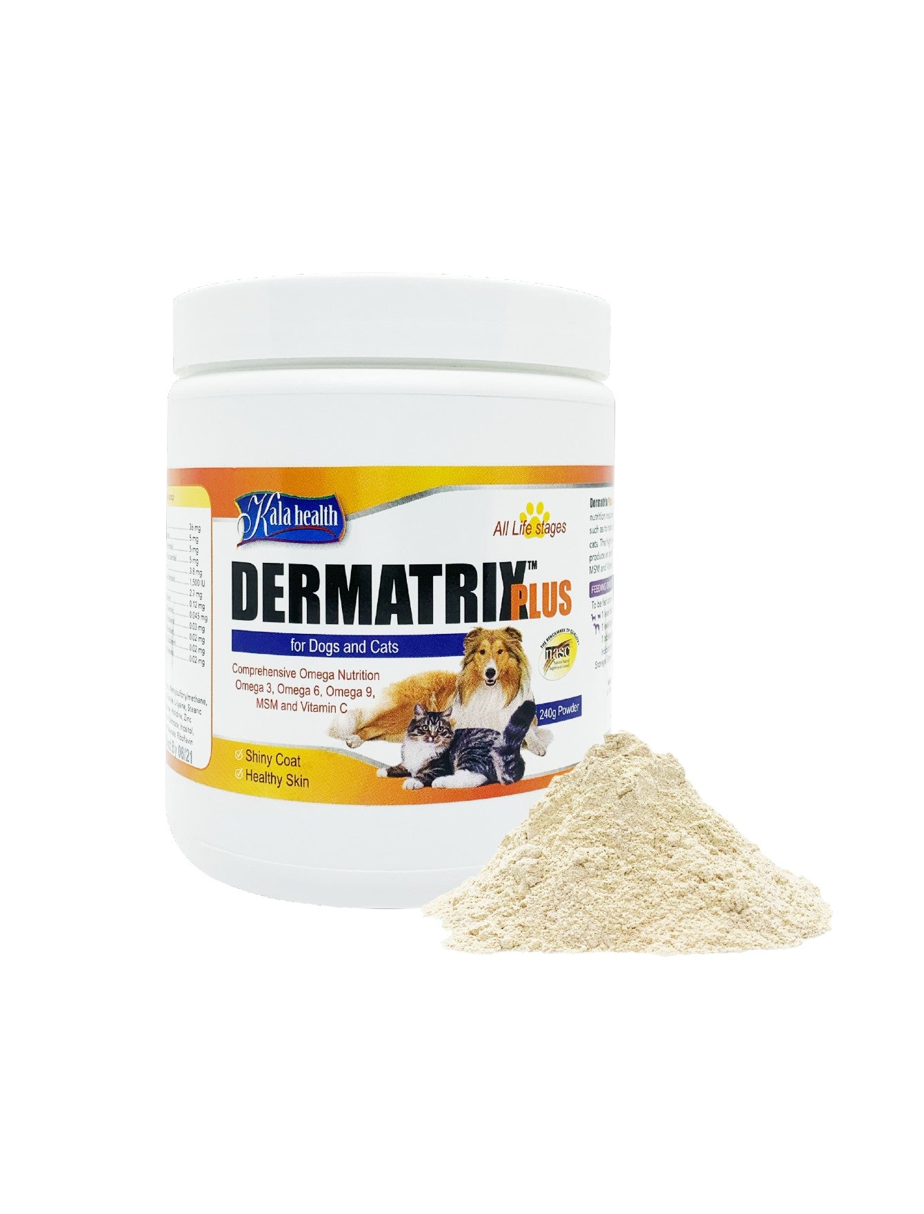 Kala Health Dermatrix Plus Powder Pet Supplements 240g image 4