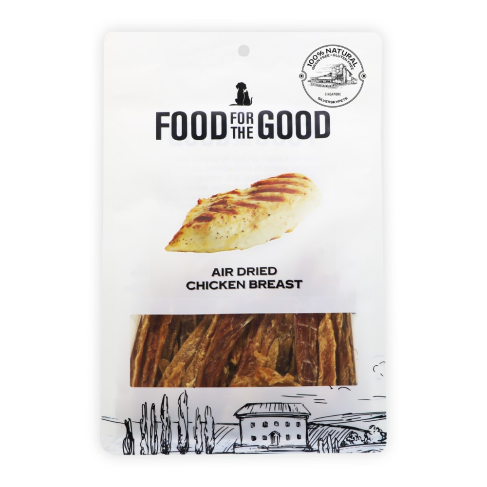 Food For The Good Air Dried 300g Chicken Breast Dog & Cat Treats image 2