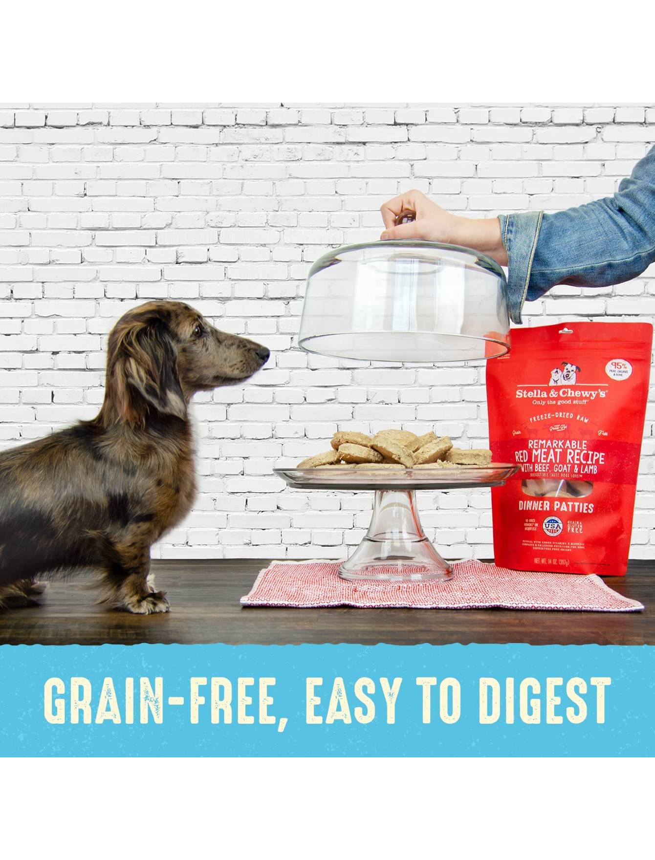 Stella & Chewy's Dinner Patties 14oz (397g) Dandy Lamb Dry Dog Food image 5