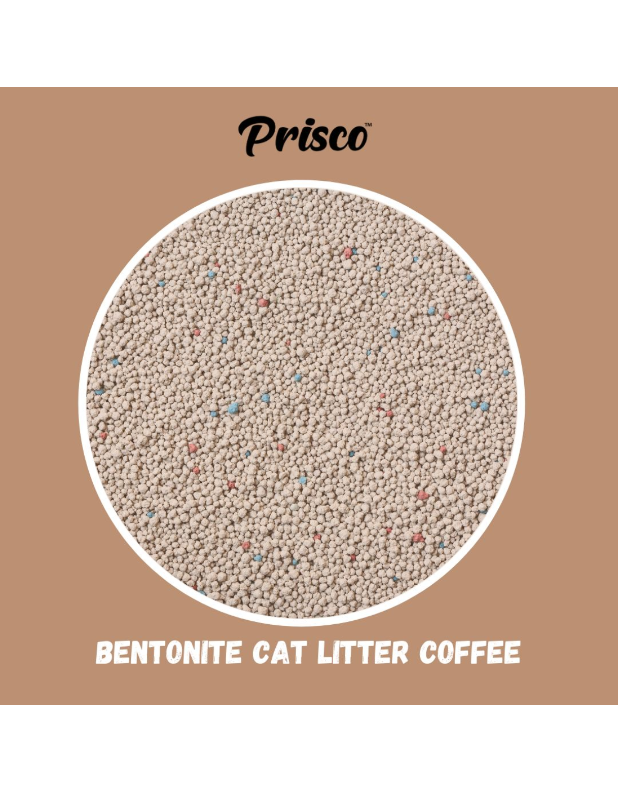 Prisco Bentonite Cat Litter 10L Coffee image 2