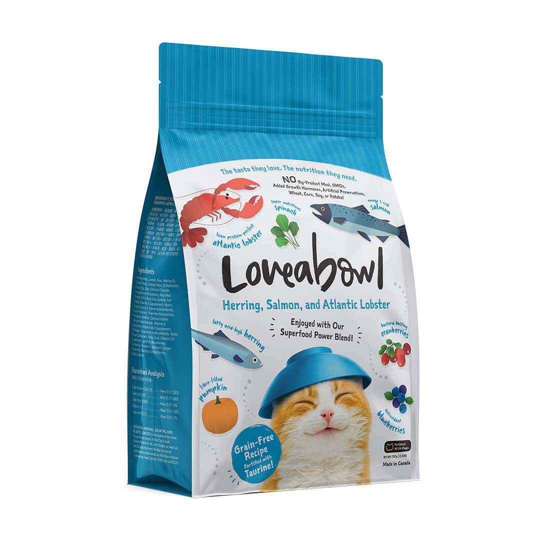 Loveabowl Cat Herring Salmon and Atlantic Lobster Dry Cat Food image 2