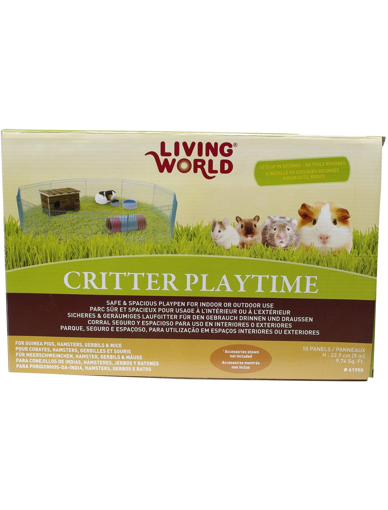 Living World Critter Playtime Playpen for Small Pets image 2