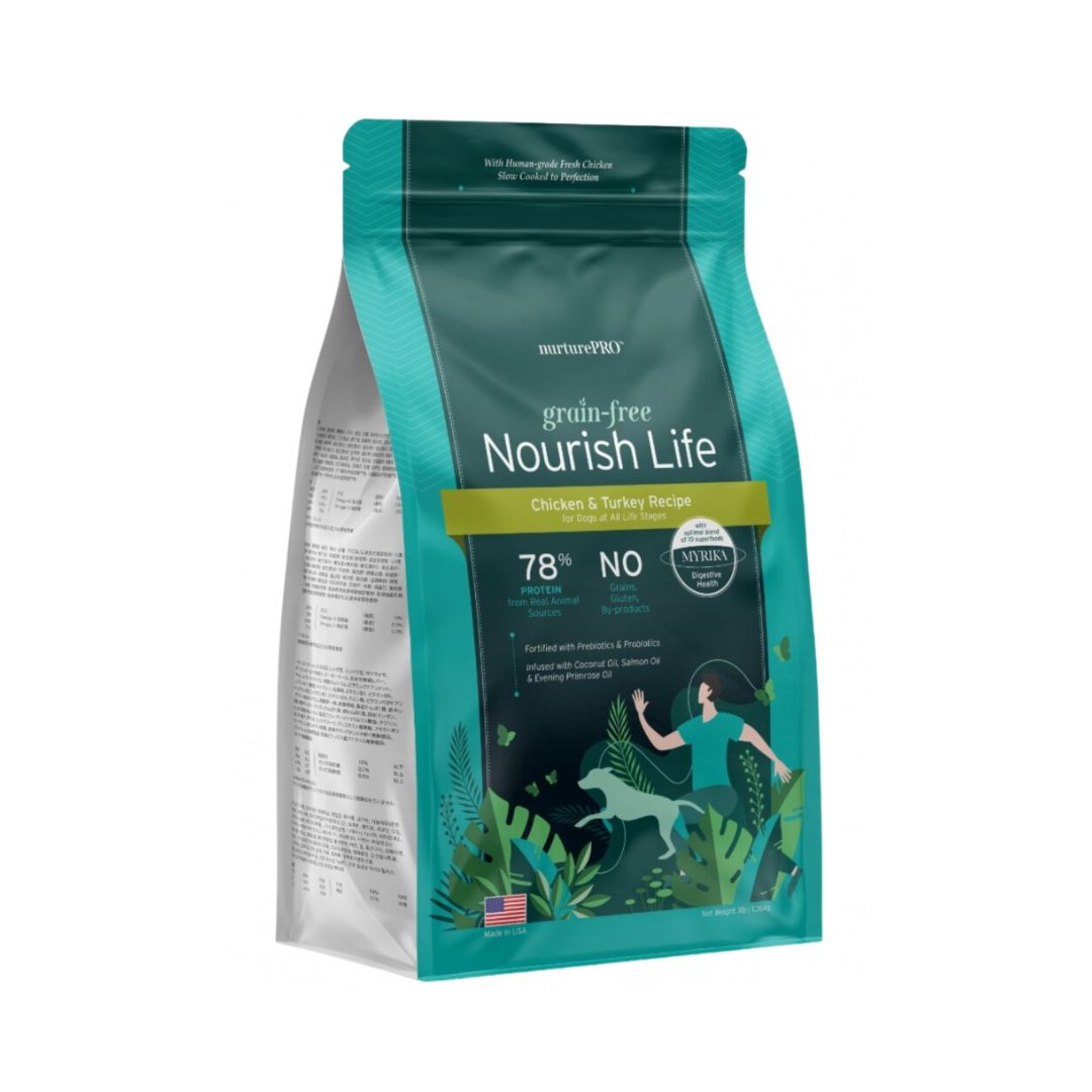 Nurture Pro Dog Nourish Life Grain Free Chicken & Turkey Dry Dog Food image 2