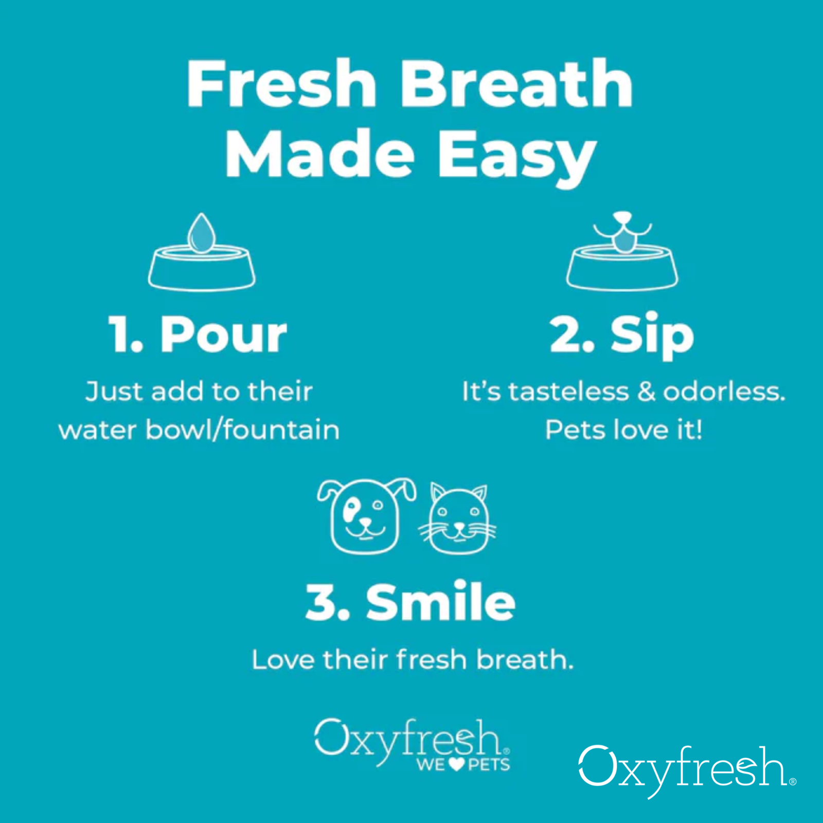 Oxyfresh 473ml (16oz) Dental Care Water Additive for Dogs & Cats image 5