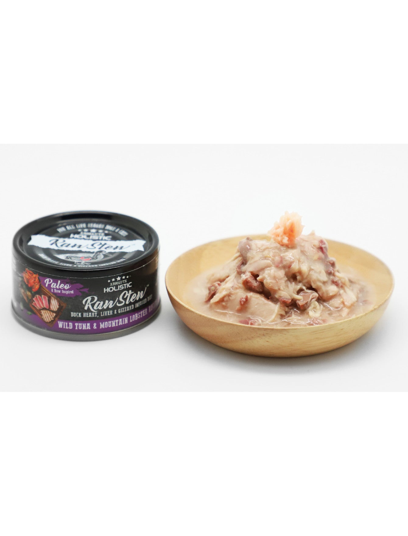 Absolute Holistic Rawstew 80g Wild Tuna & Lobster Wet Food For Cats And Dogs image 2