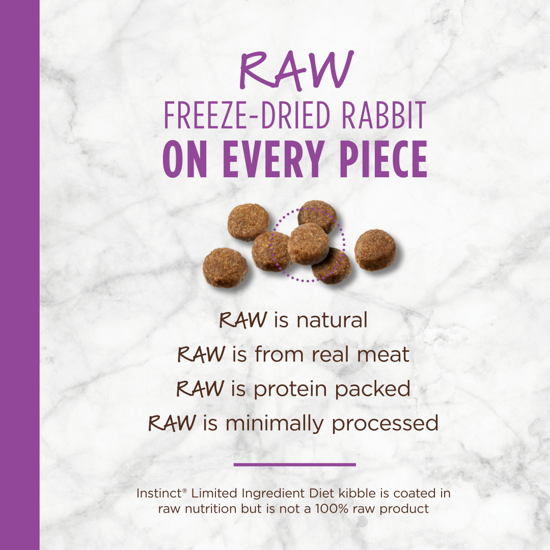 Instinct Limited Ingredient Diet Cat 10lb Grain Free Recipe with Real Rabbit Dry Cat Food image 5