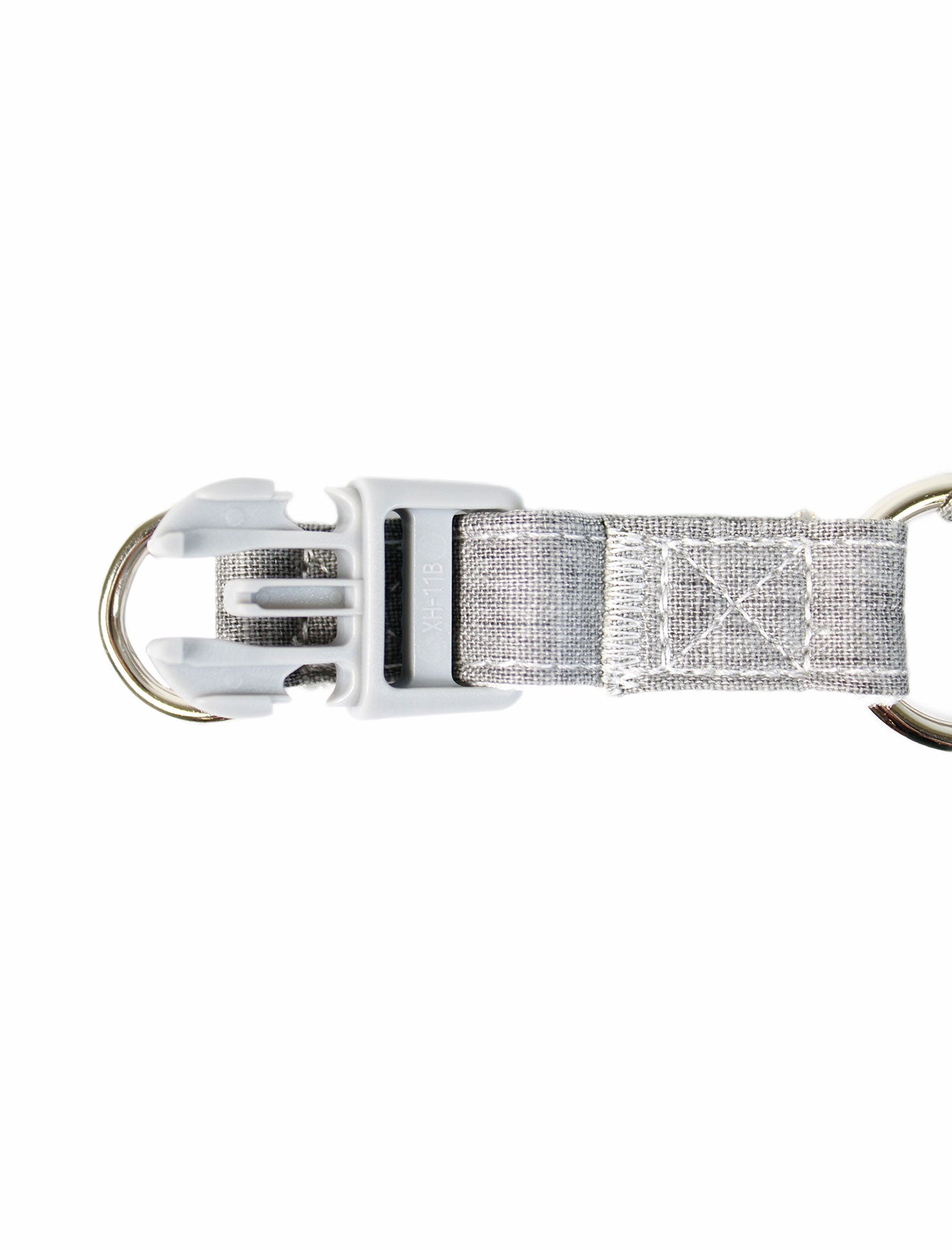 Paw Made Essentials Bamboo Fabric Harness in Pewter Medium image 8