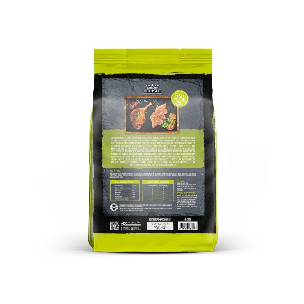 Absolute Holistic Dog 2kg Kibbles In The Bag Small Bites Duck & Salmon Dry Dog Food (EXP: 20 Nov 2026) image 7