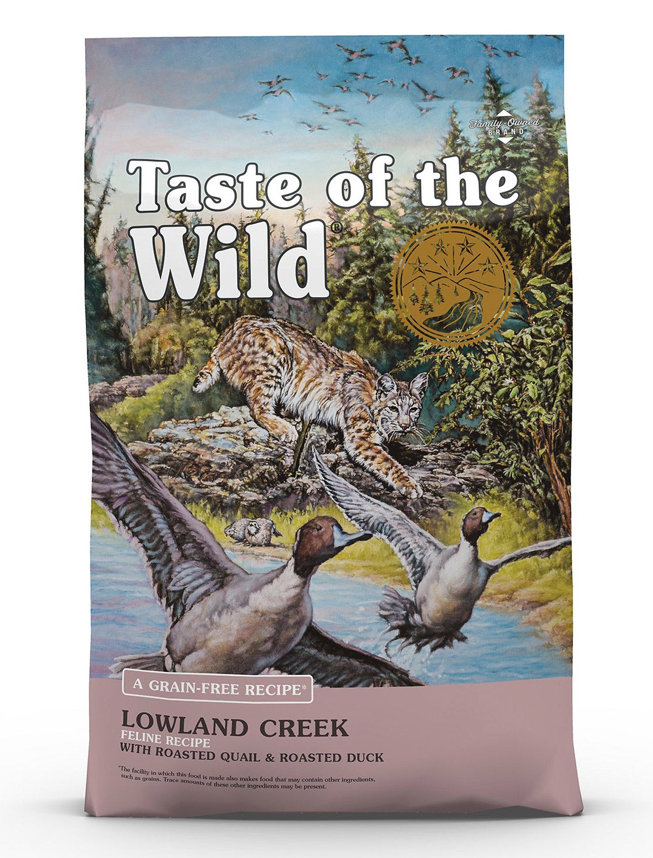Taste of the Wild Cat Lowland Creek Roasted Quail & Roasted Duck Dry Cat Food image 3