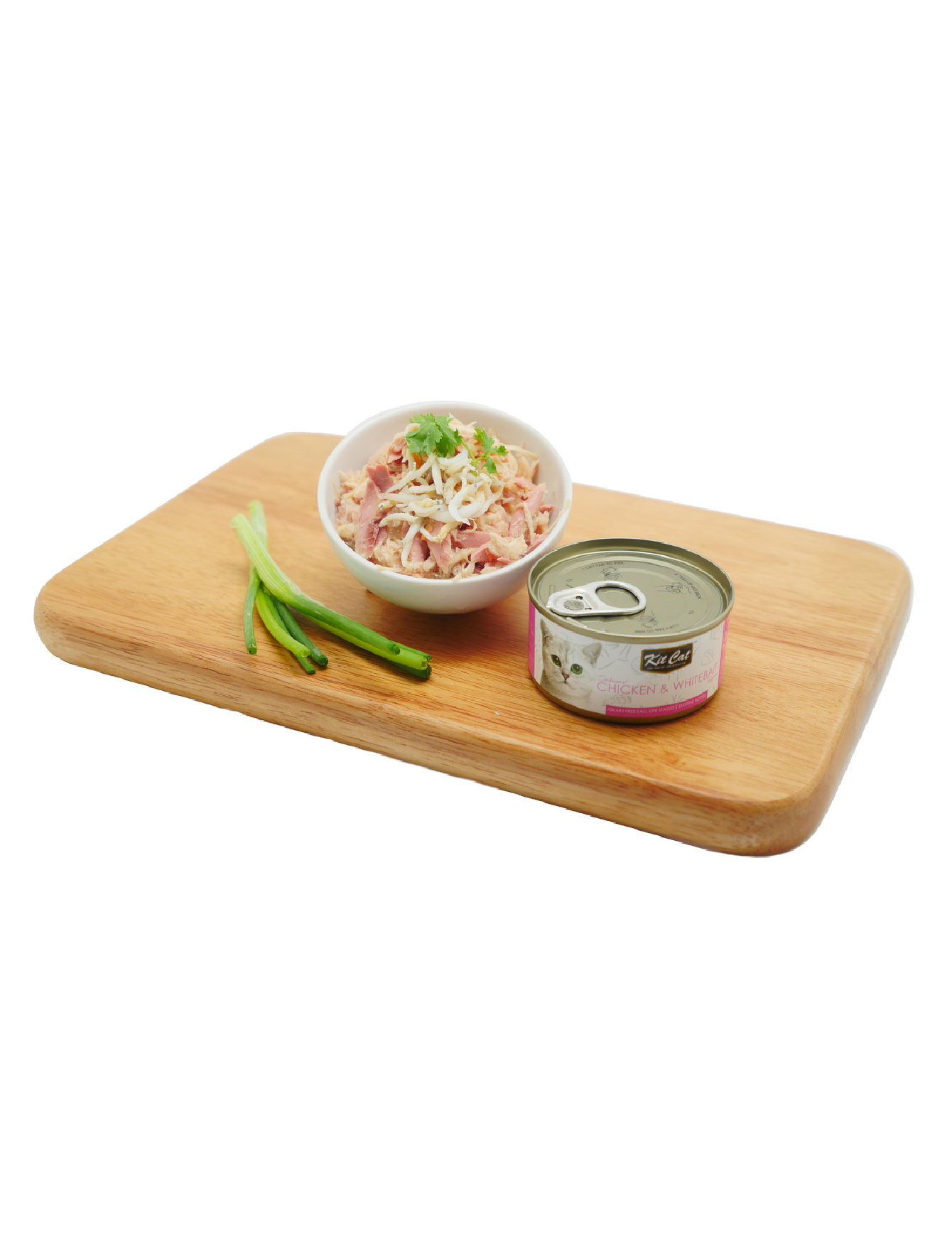 Kit Cat 80g Deboned Toppers Canned Chicken & Whitebait Wet Cat Food image 2