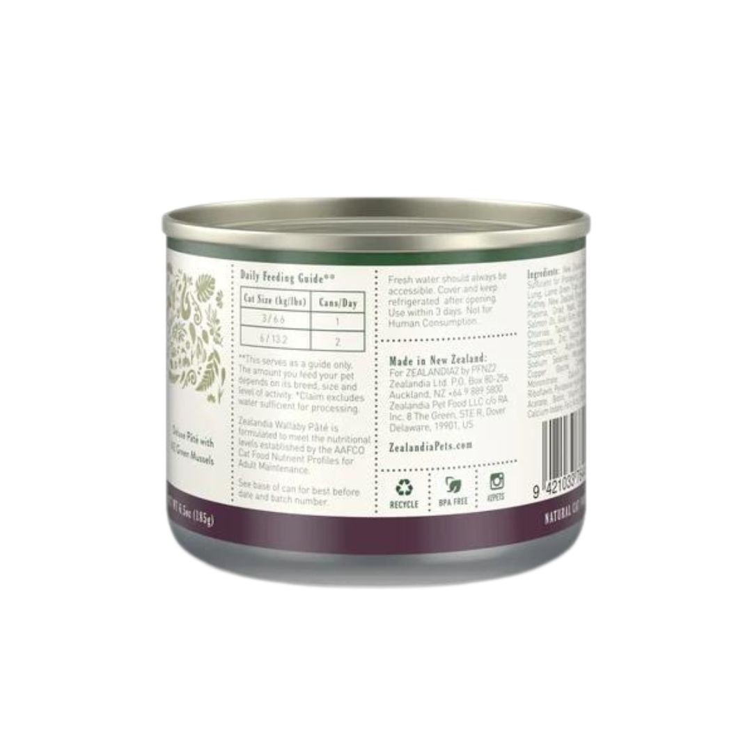 Zealandia Cat 170g Wallaby Pate Wet Cat Food image 3