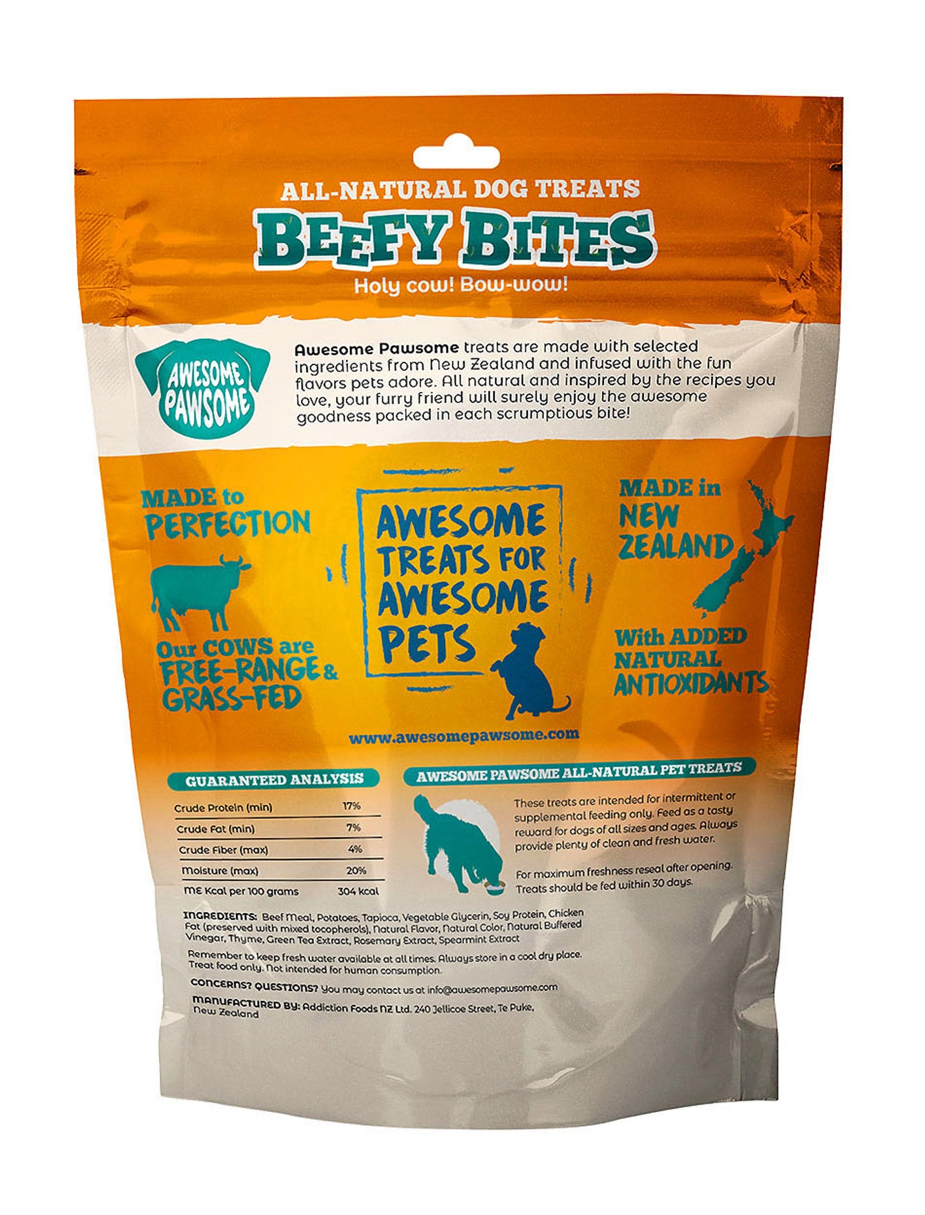 Awesome Pawsome 85g Grain Free Beefy Bites Dog Treat image 7