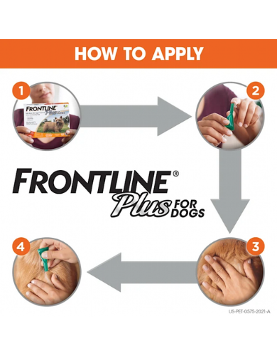 Frontline Plus Dog Spot On Small 0.67mlx3 Pipette image 5