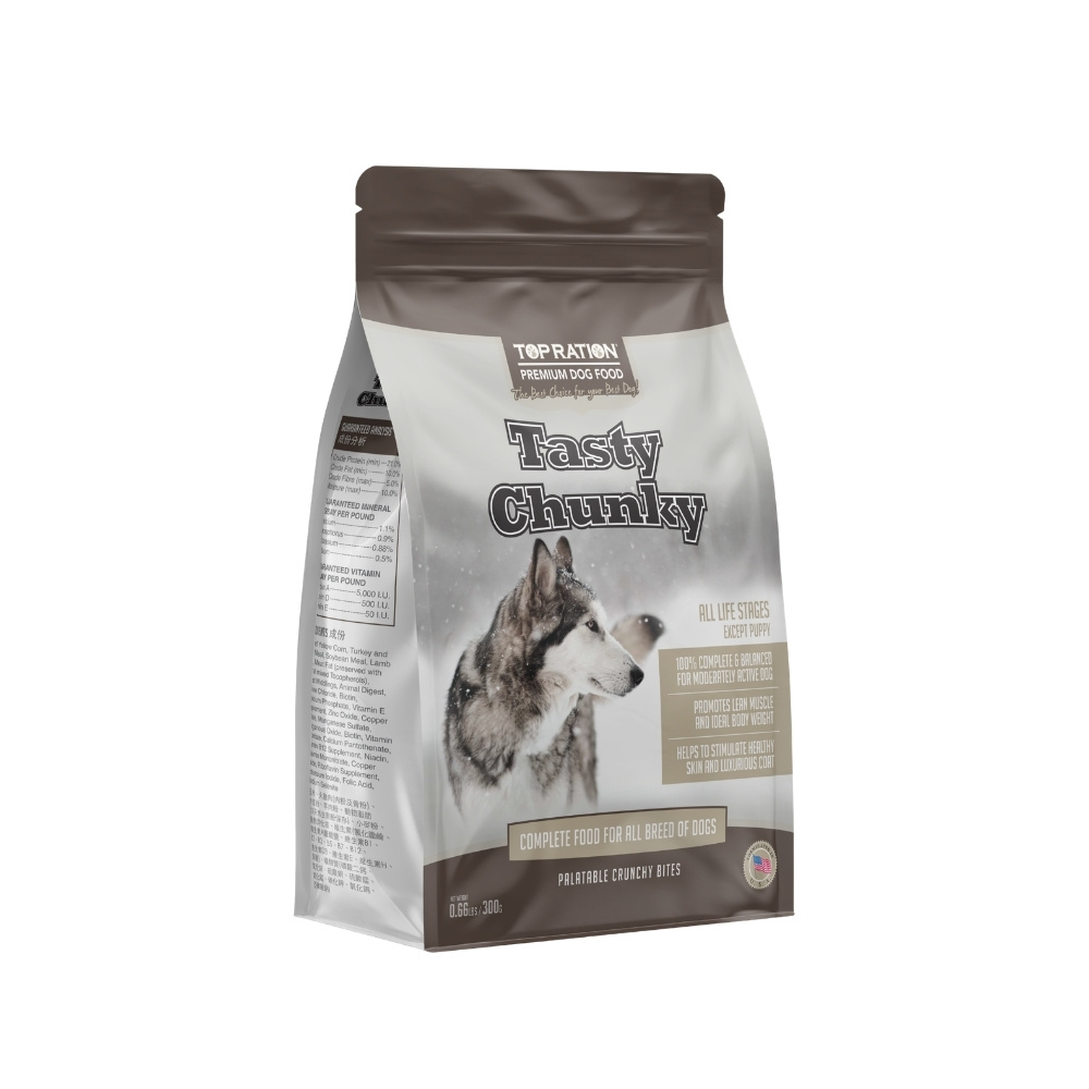 Top Ration Dog Tasty Chunky Premium Dry Dog Food image 2
