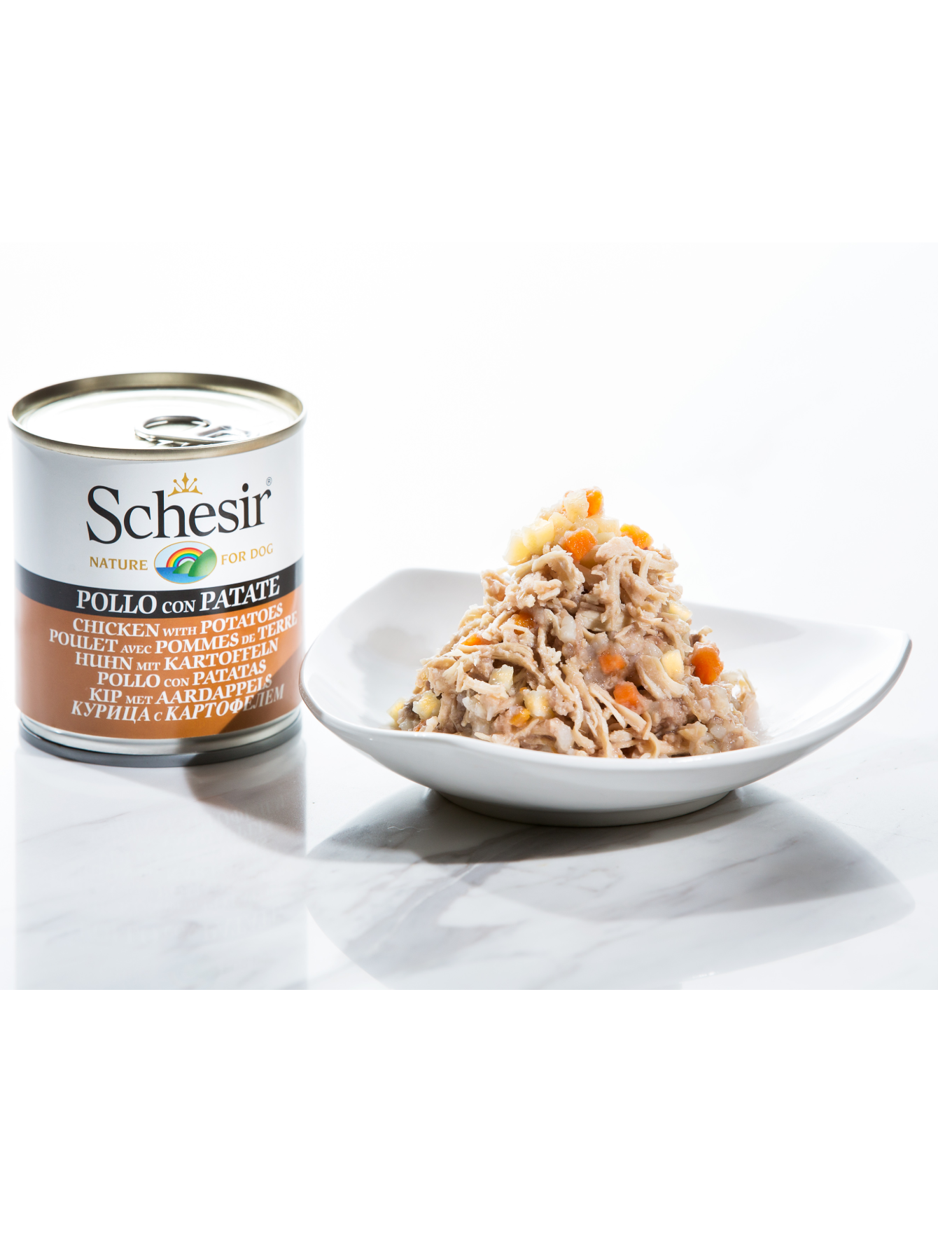 Schesir Dog 285g Chicken with Potatoes Wet Dog Food image 2