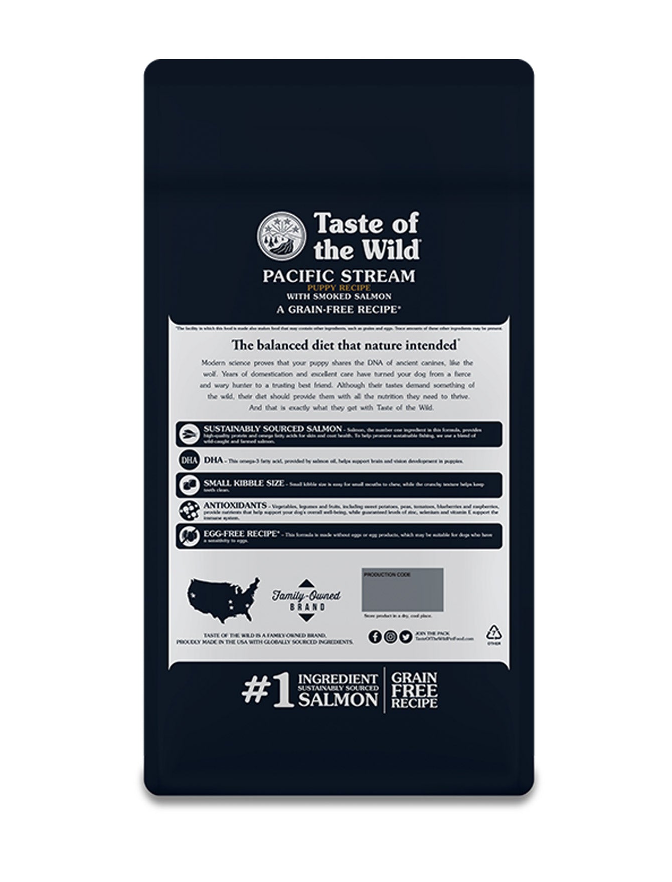 Taste Of The Wild Dog 500g Pacific Stream for Puppies Dry Dog Food (EXP: 01 Dec 2026) image 6