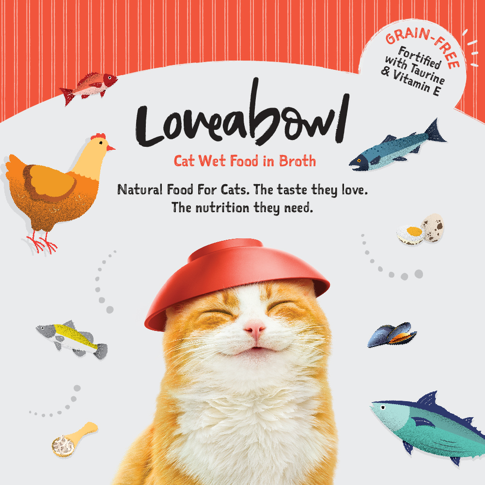 Loveabowl Cat 1kg Grain Free Chicken & Snow Crab Dry Cat Food image 5