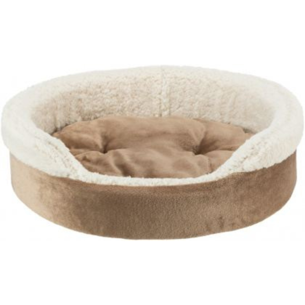Trixie Beige and Brown Oval Cosma Bed For Dogs 55 × 45 cm image 2