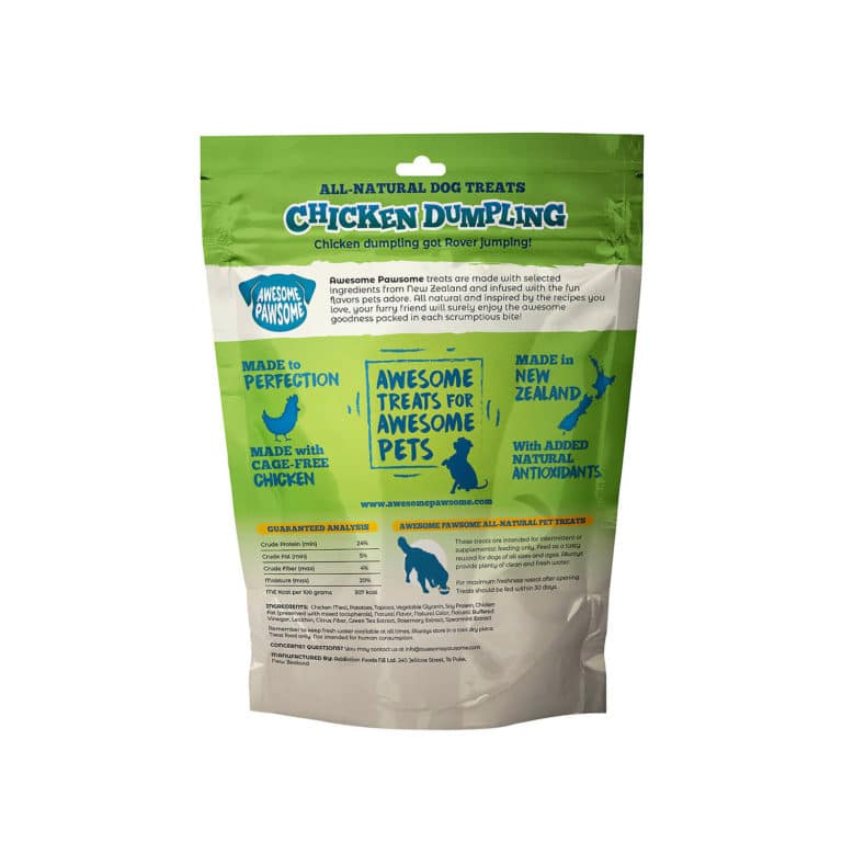 Awesome Pawsome 85g Grain Free Chicken Dumpling Dog Treat image 2