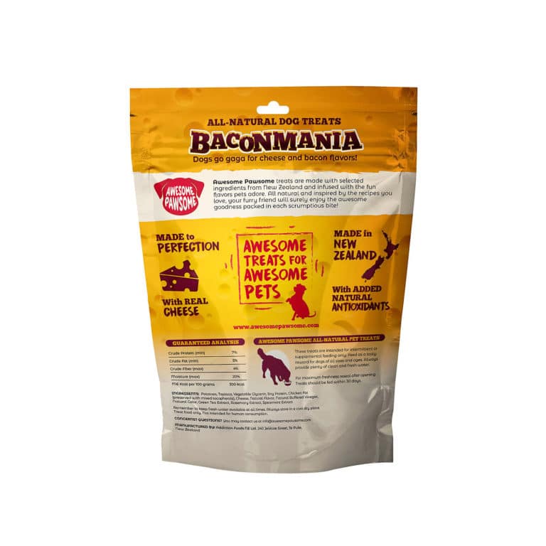 Awesome Pawsome 85g Grain Free Baconmania Dog Treat image 2