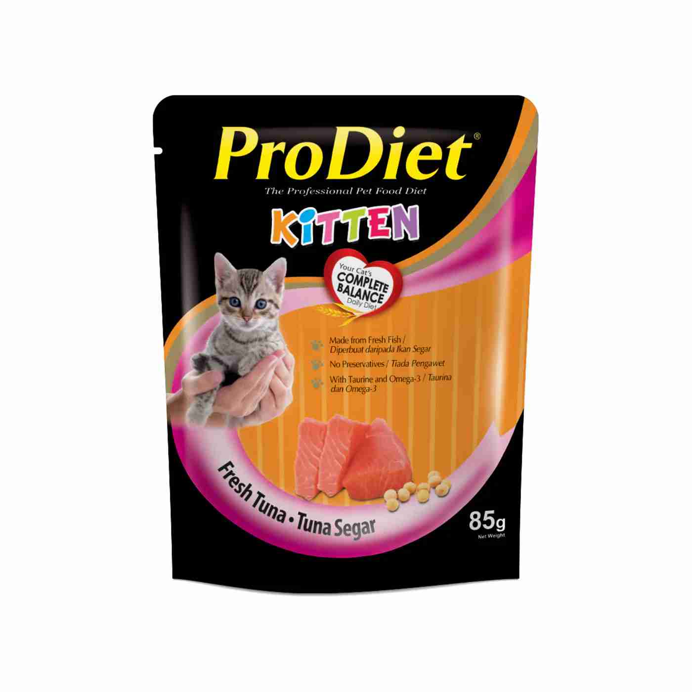 ProDiet Cat 85g Kitten Tuna Wet Cat Food image 1
