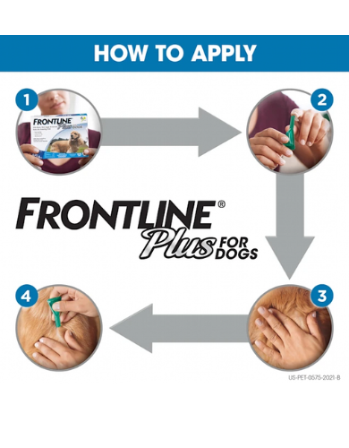 Frontline Plus Dog Spot On Medium 1.34mlx6 Pipette image 6