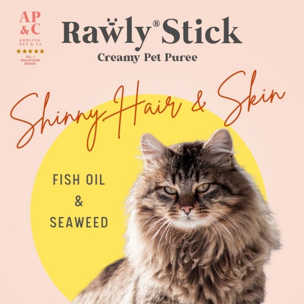 Amelisa Rawly Stick 16gx25Stick Cod Fish & Fish Roe Dog & Cat Lick image 3