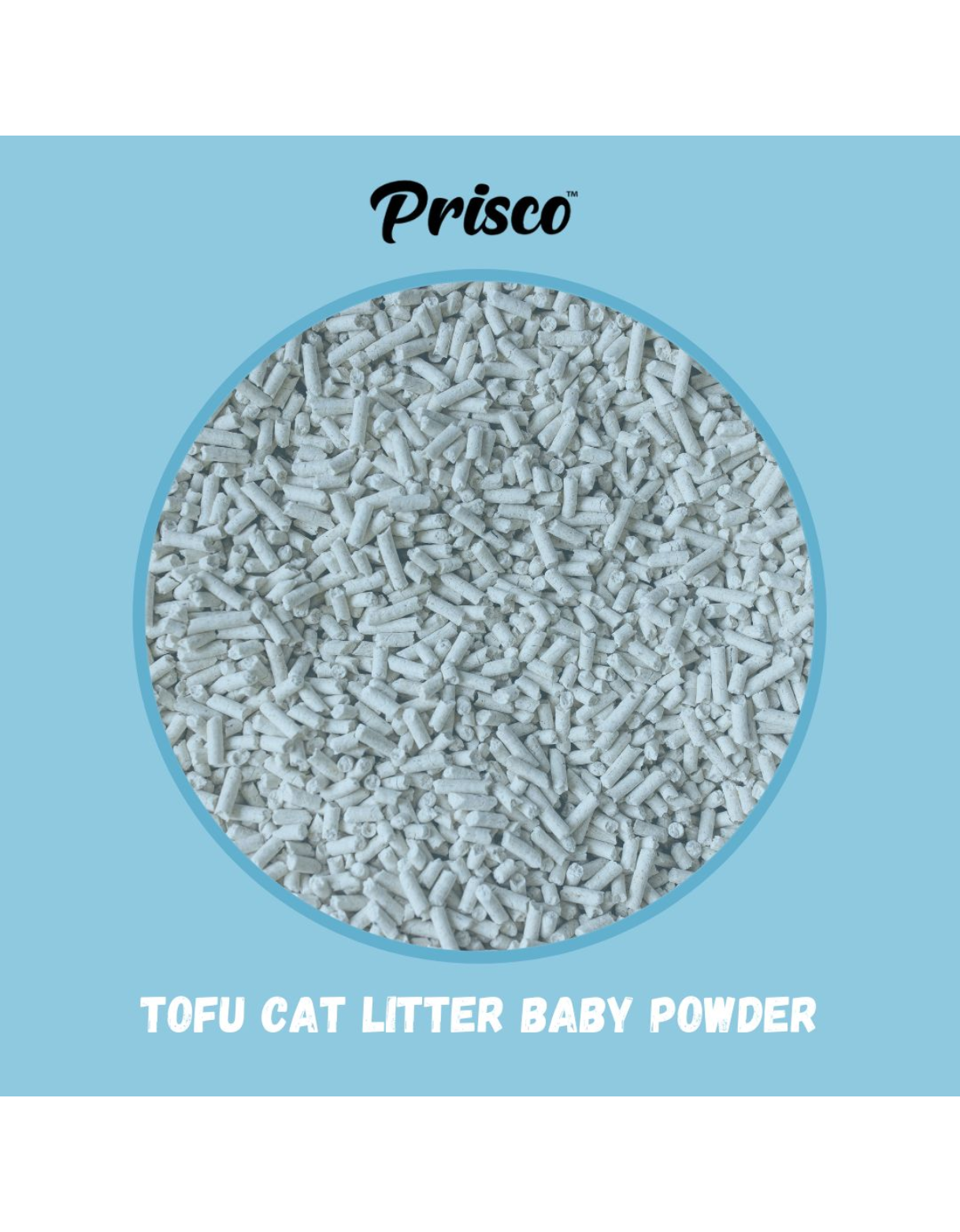Prisco Tofu Cat Litter 7L Baby Powder image 2