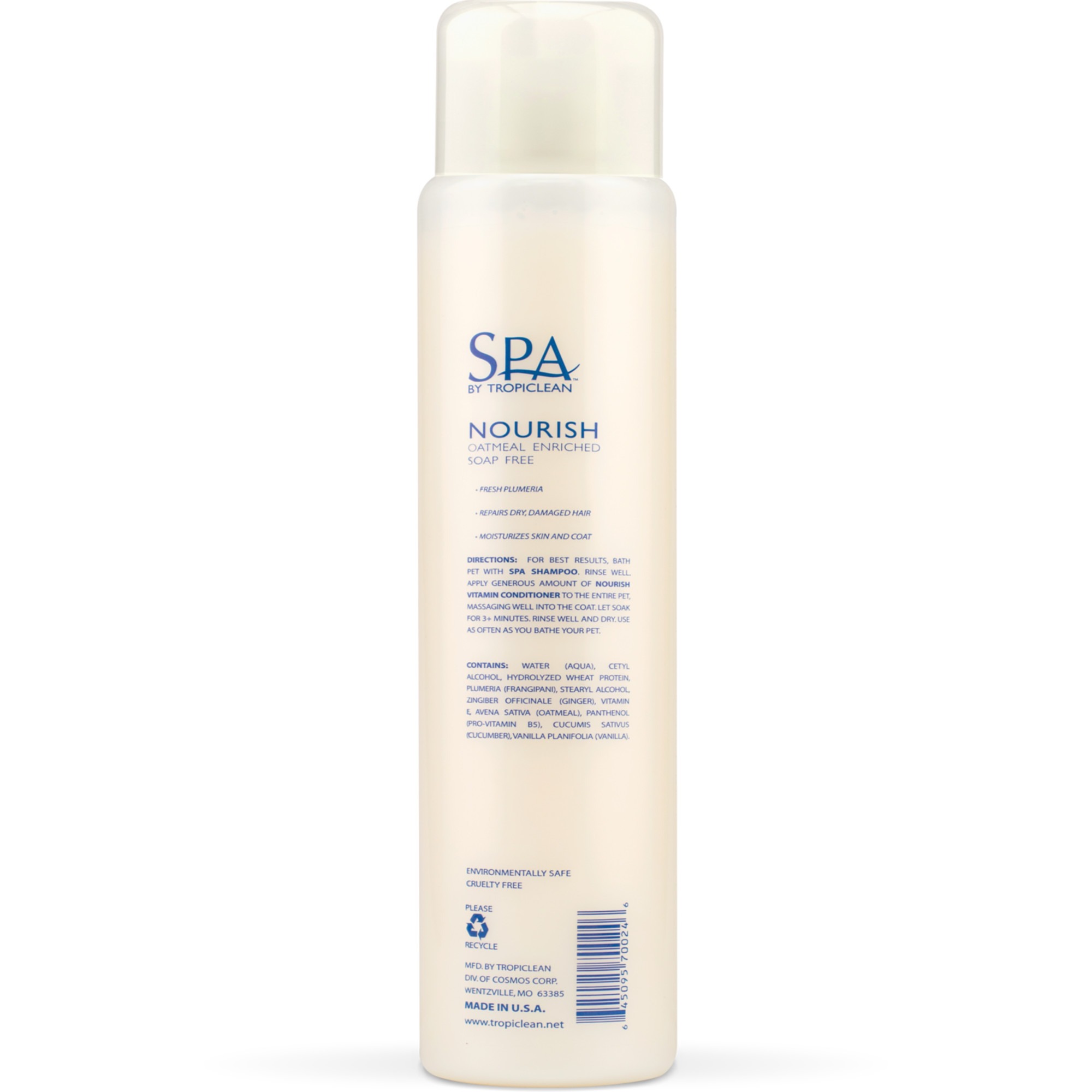 Tropiclean SPA Lavish 16oz (473ml) NOURISH Pet Conditioner image 2
