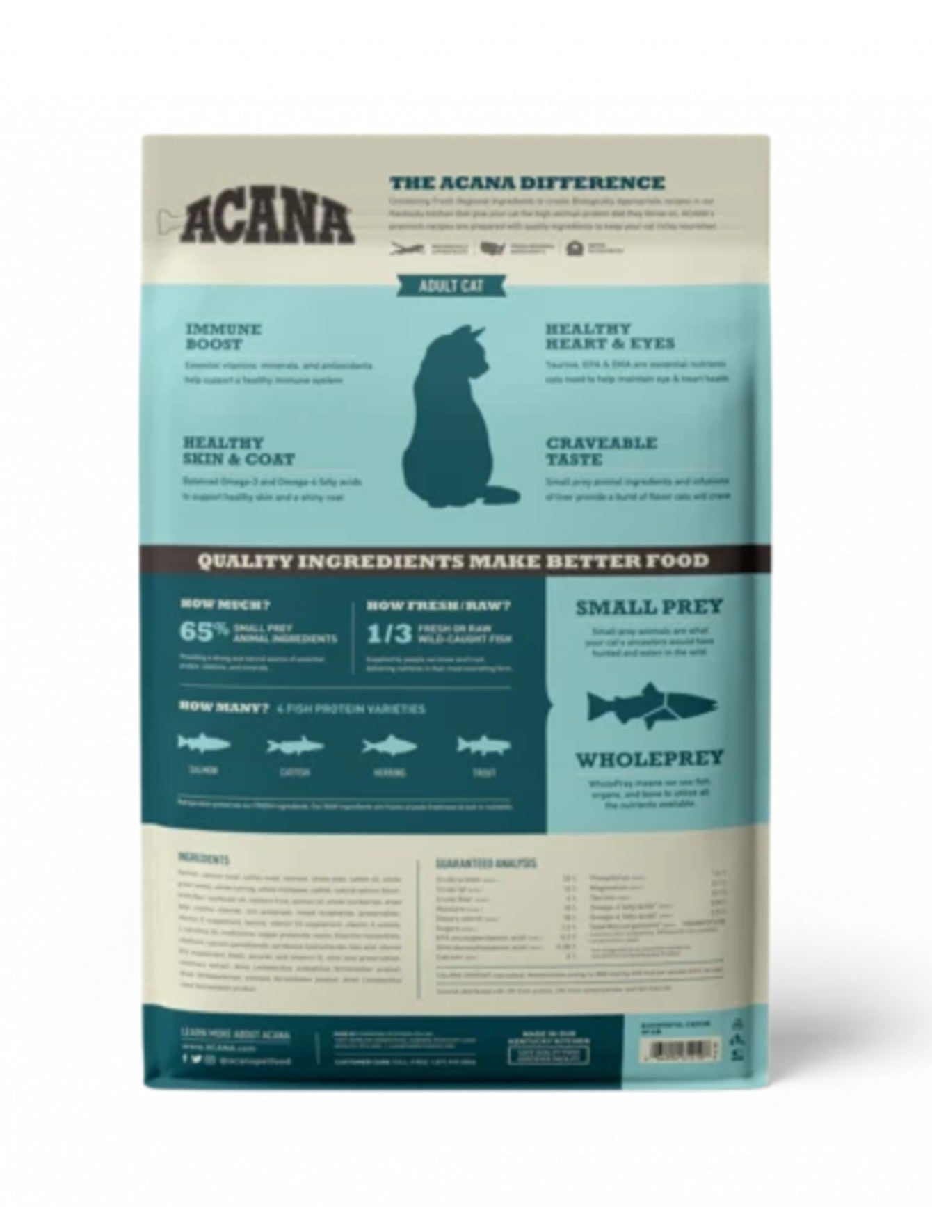 Acana Cat Classic 4.5kg Bountiful Catch Dry Cat Food image 2