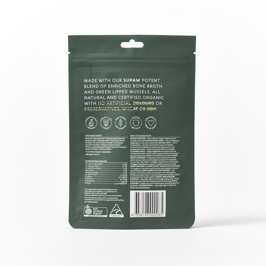 Australian Pet Organics Dog 150g Calm Support Dog Treats image 3