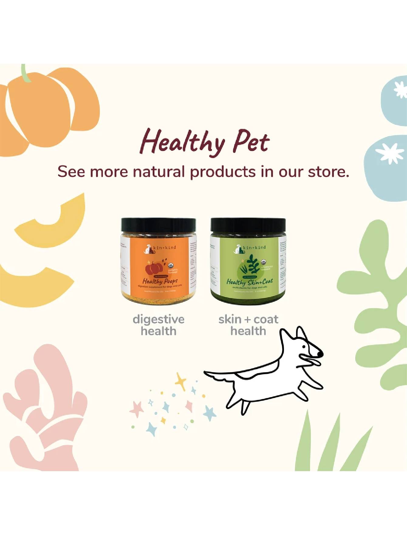 Kin+Kind 236g Organic Healthy Hip & Joint Supplement for Dogs & Cats image 6
