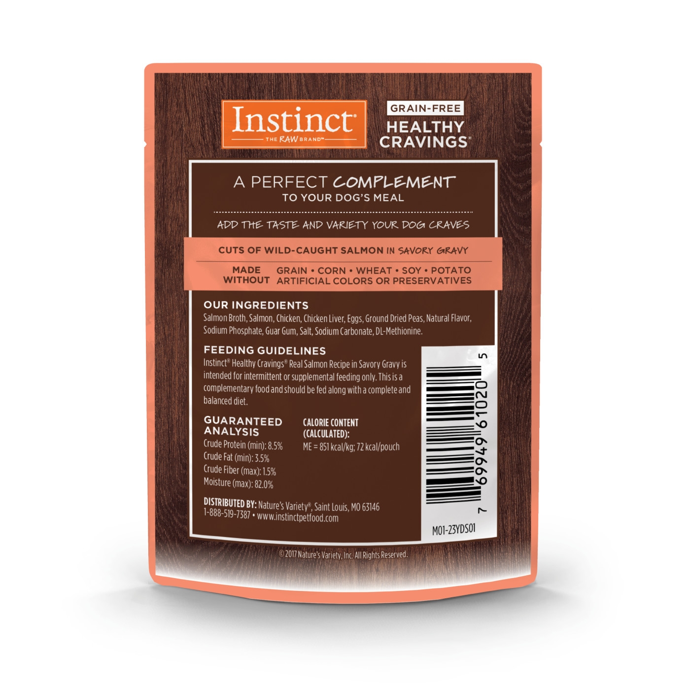 Instinct Healthy Cravings Dog 3oz Grain Free Real Salmon Wet Dog Food Topper (EXP: 24 Sep 2026) image 4