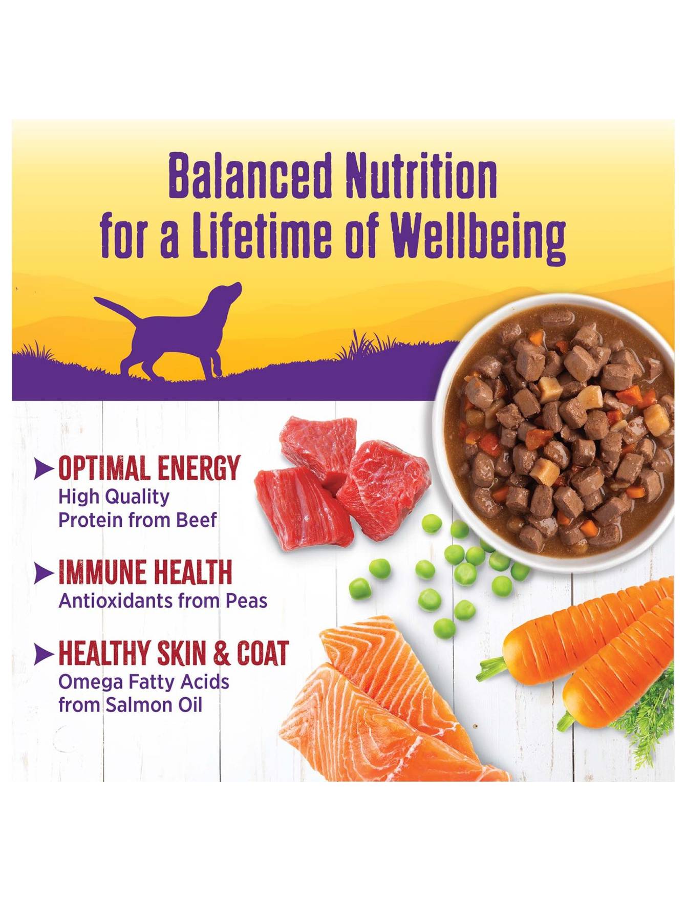 Wellness Stew Beef with Carrots & Potatoes Wet Dog Food 354g image 4