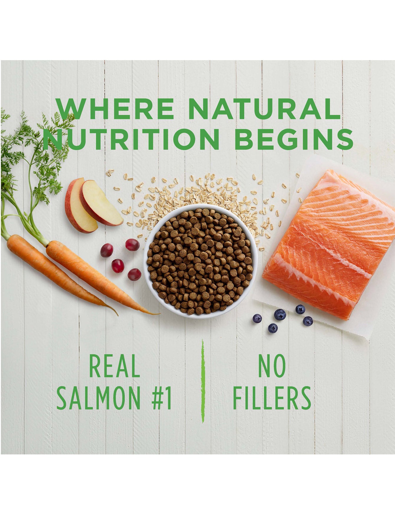 Instinct Be Natural Dog 24lb Real Salmon & Brown Rice Recipe Dry Dog Food image 3
