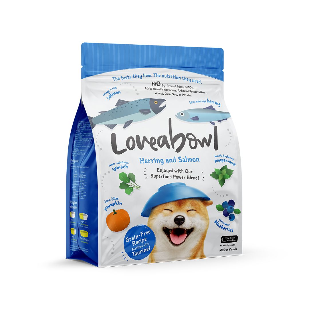 Loveabowl Dog Herring and Salmon Dry Dog Food image 2