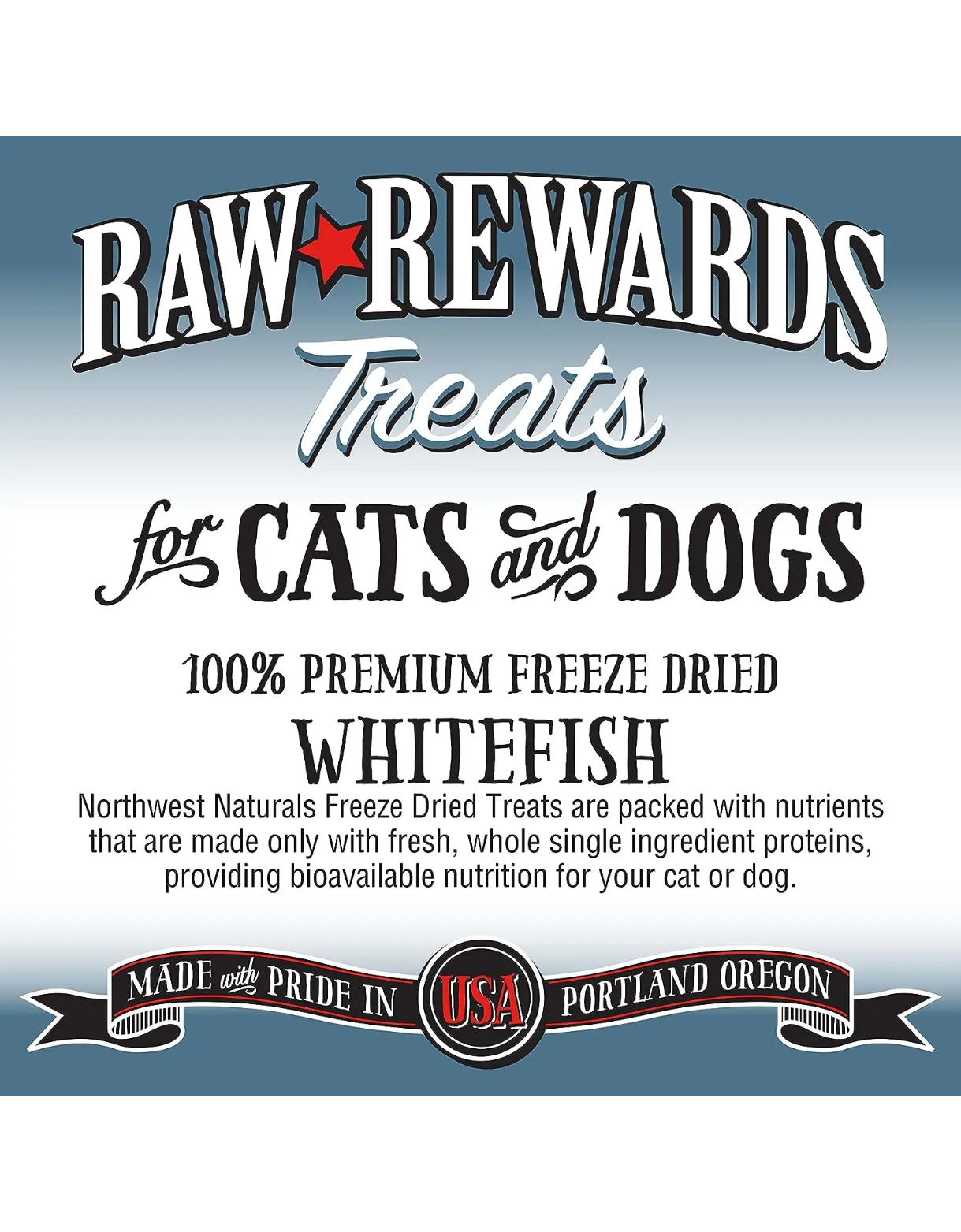 Northwest Naturals Raw Rewards 10oz Freeze Dried Whitefish Treats for Dogs & Cats image 4