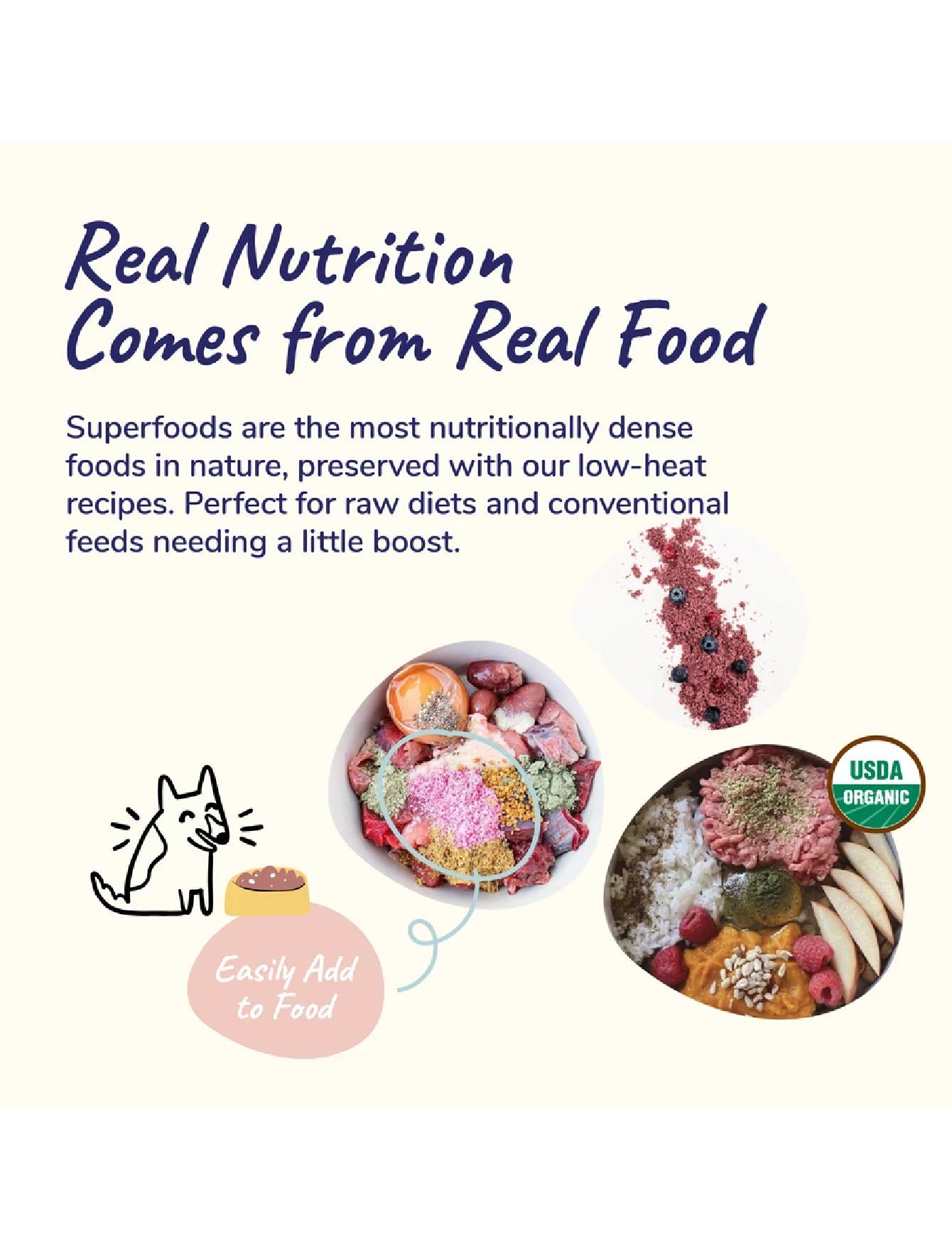 Kin+Kind 226g Organic Healthy Immunity Supplement for Dogs & Cats (EXP: 01 Jan 2027) image 3