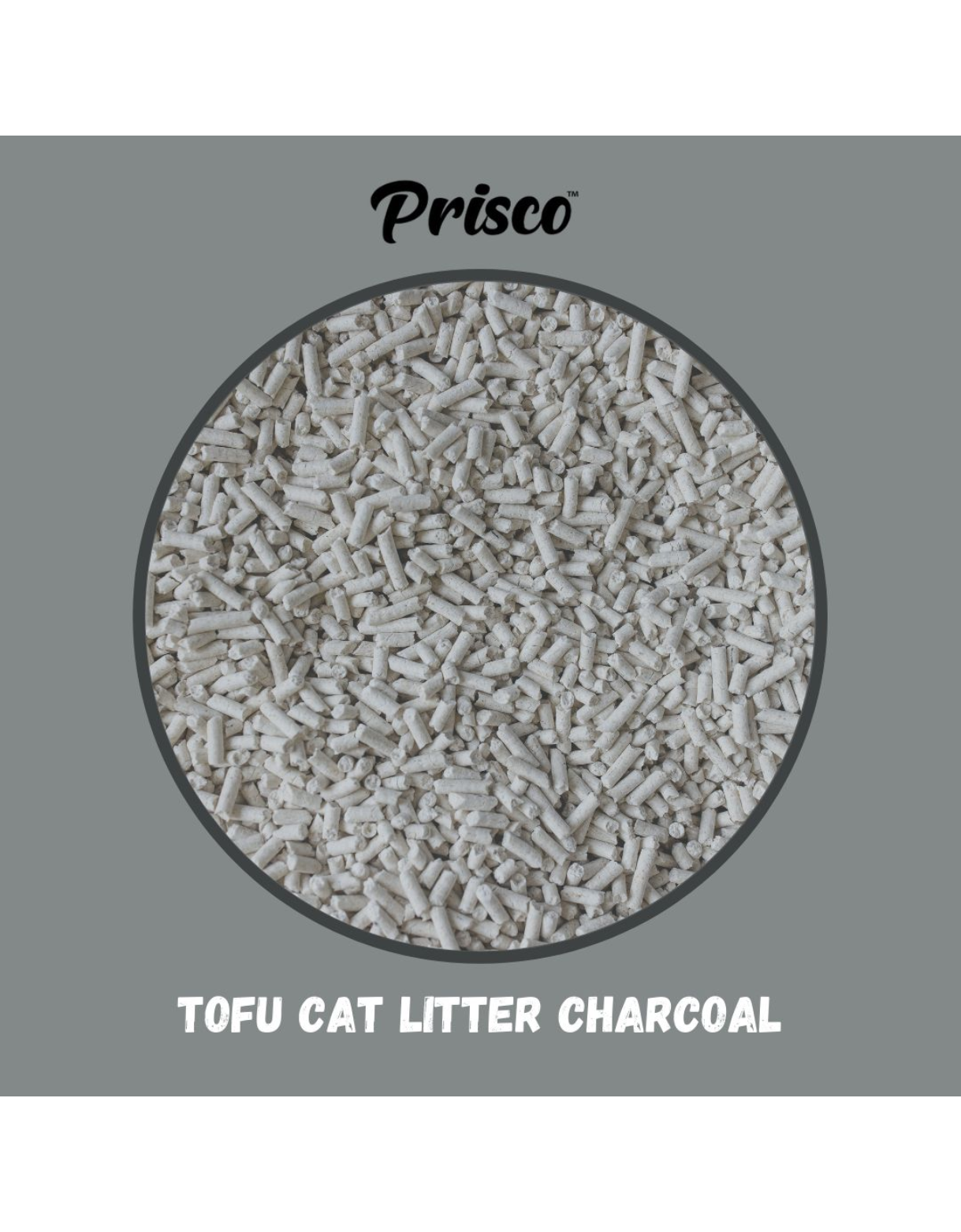 Prisco Tofu Cat Litter 7L Charcoal image 2