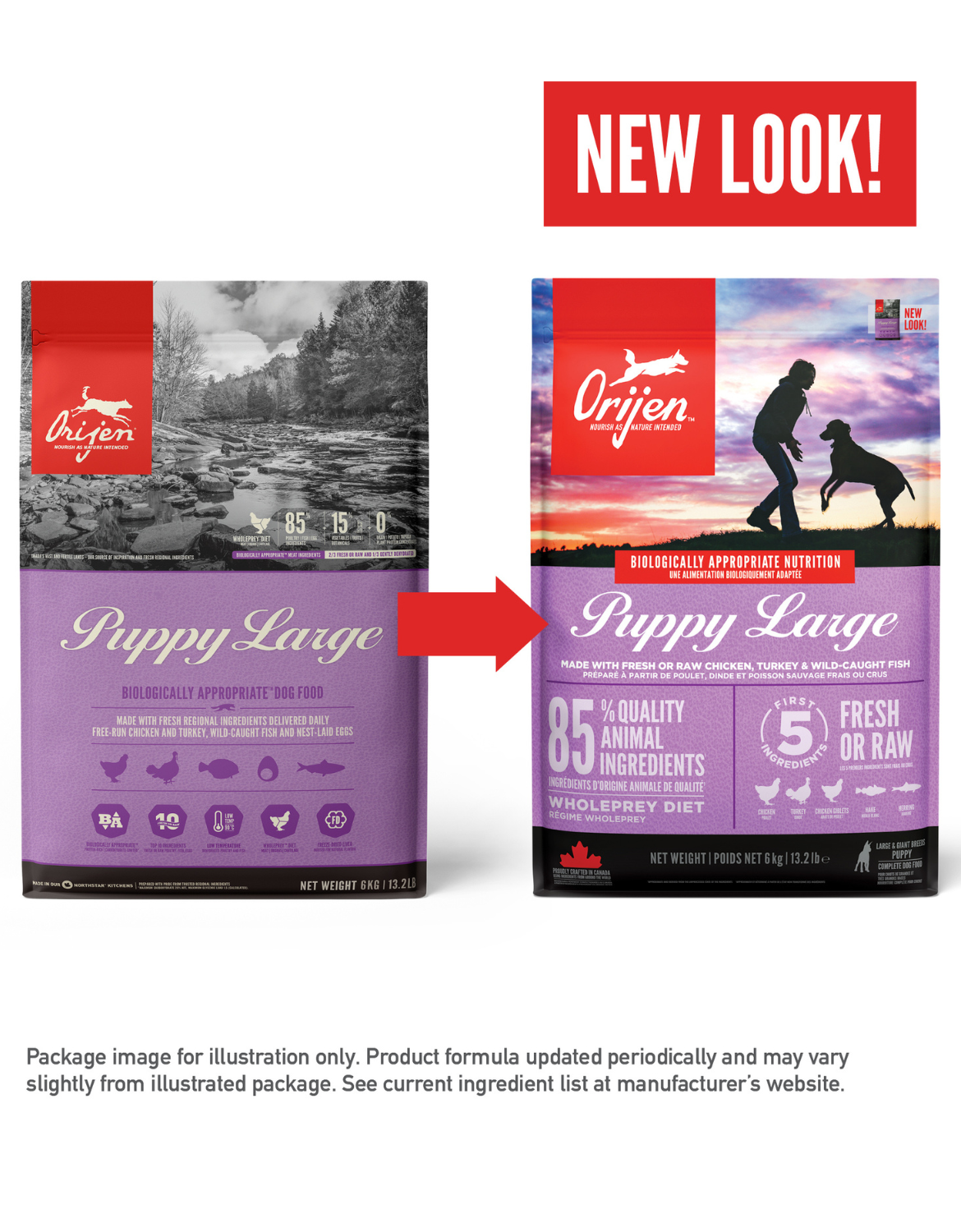 Orijen Dog 11.4kg Puppy Large Breed Dry Dog Food image 6